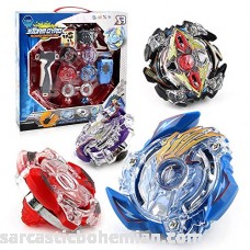 Crasttoy Bey Blade Burst Battling Top Metal Fusion Starter Battle Evolution Attack Set with Launchers and Arena Included B07NYWBXHS